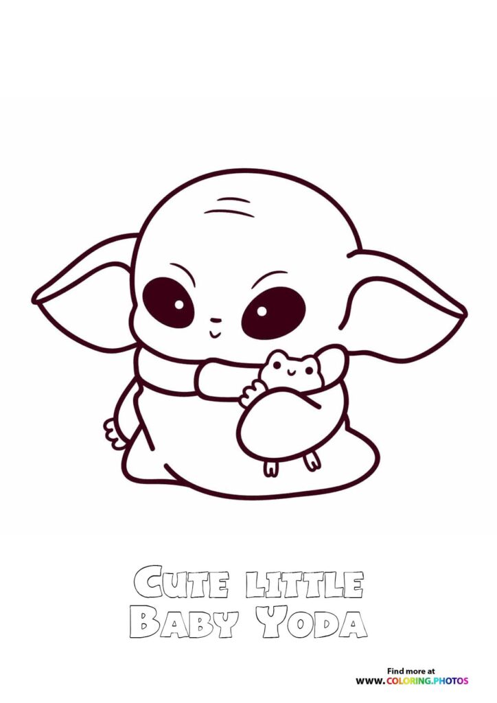 38+ Enchanting Baby Yoda Coloring Pages Printable