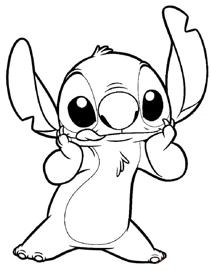 35+ Spectacular Adorable Stitch Coloring Pages Printable