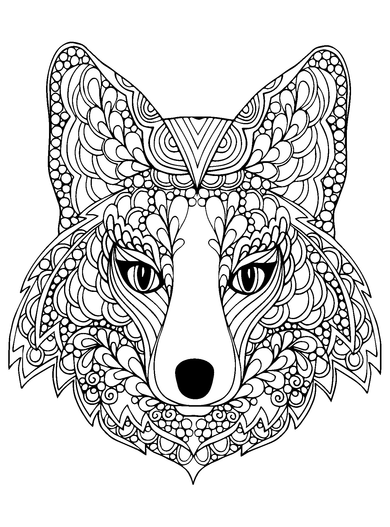 194+ Festive Animal Coloring Pages Printable