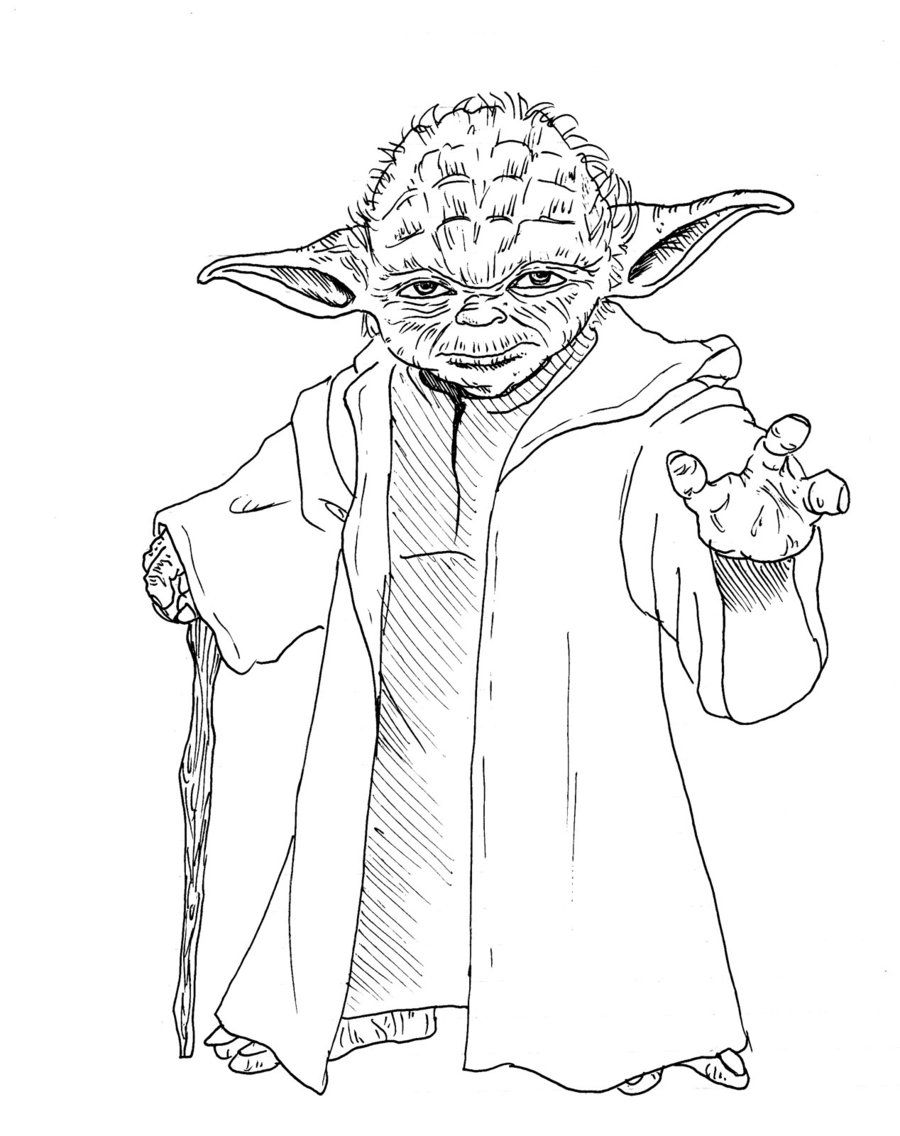 192+ Unique Baby Yoda Coloring Pages Printable