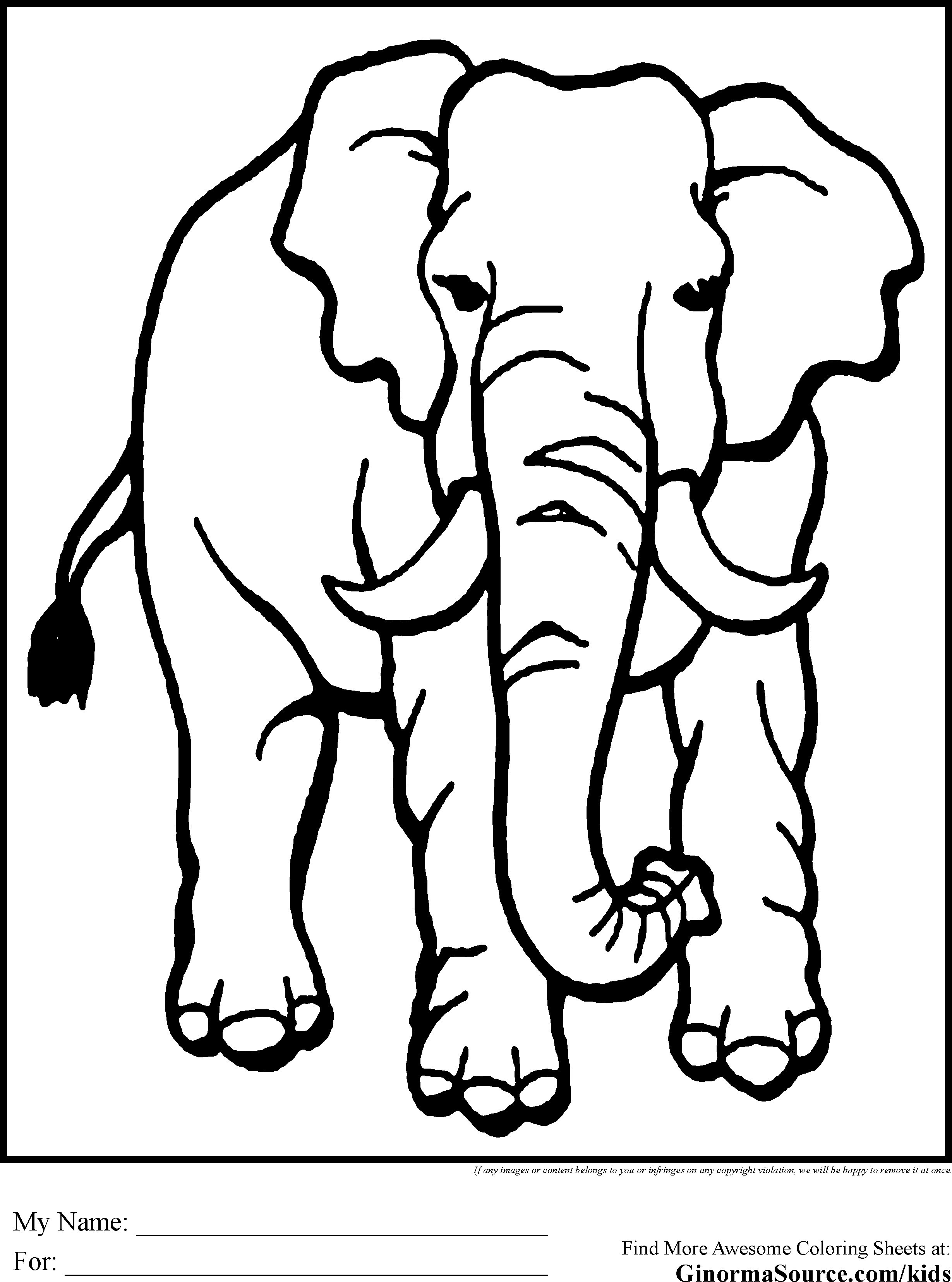 43+ Spectacular Animal Coloring Pages Printable