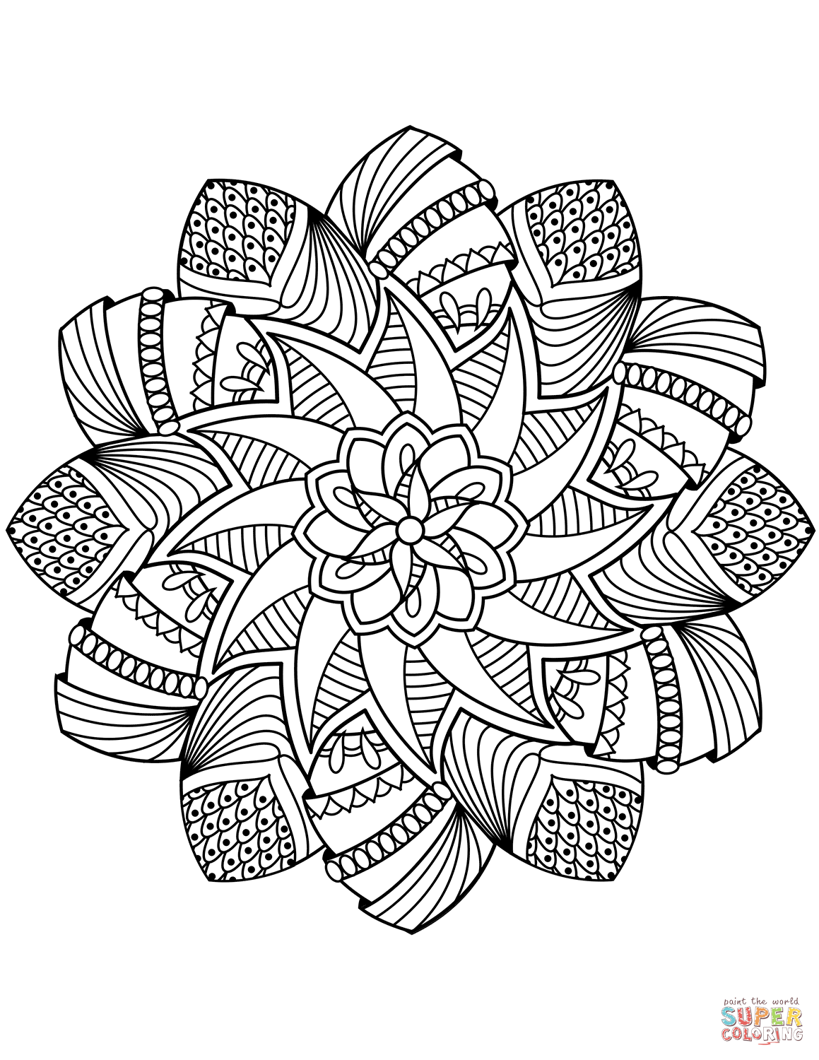 83+ Delightful Mandala Coloring Pages Printable