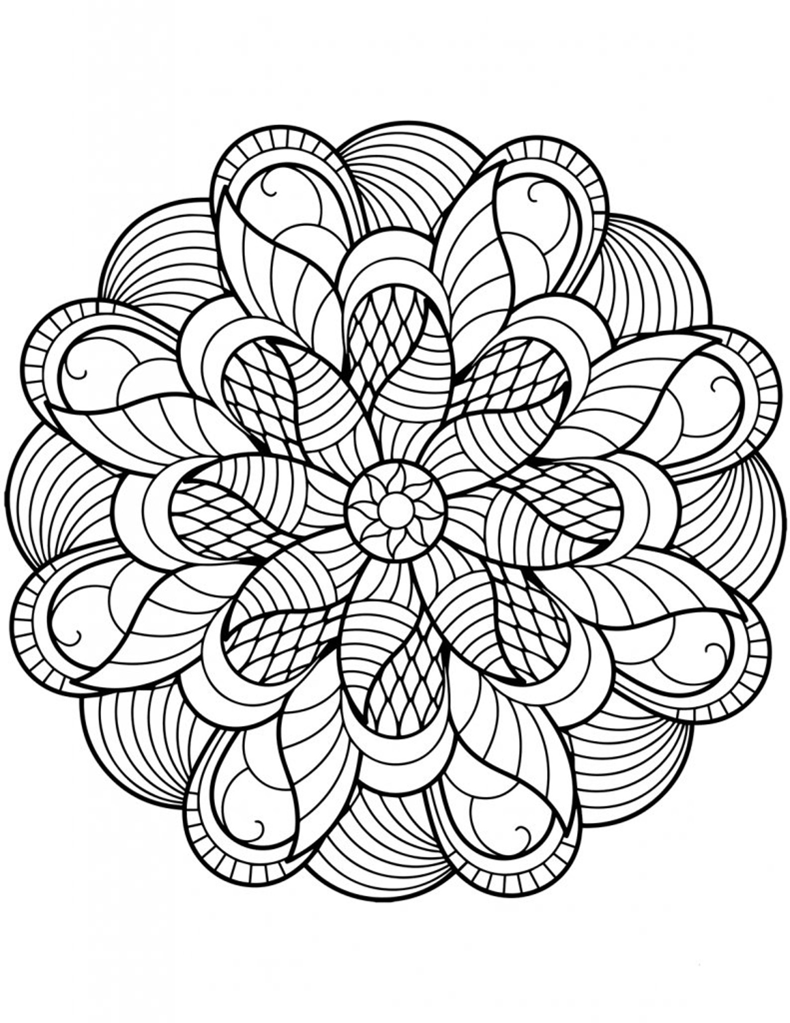 146+ Inspiring Mandala Coloring Pages Printable