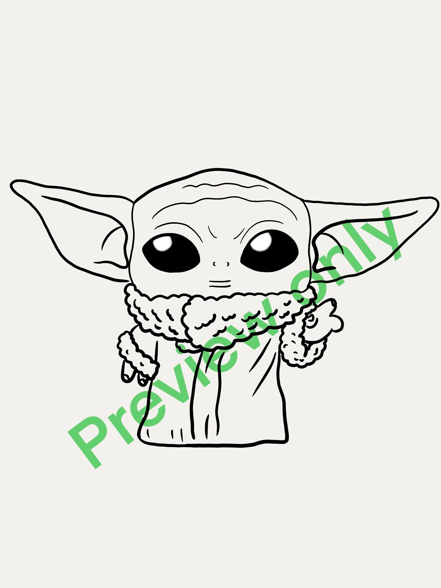 180+ Brightening Baby Yoda Coloring Pages Printable