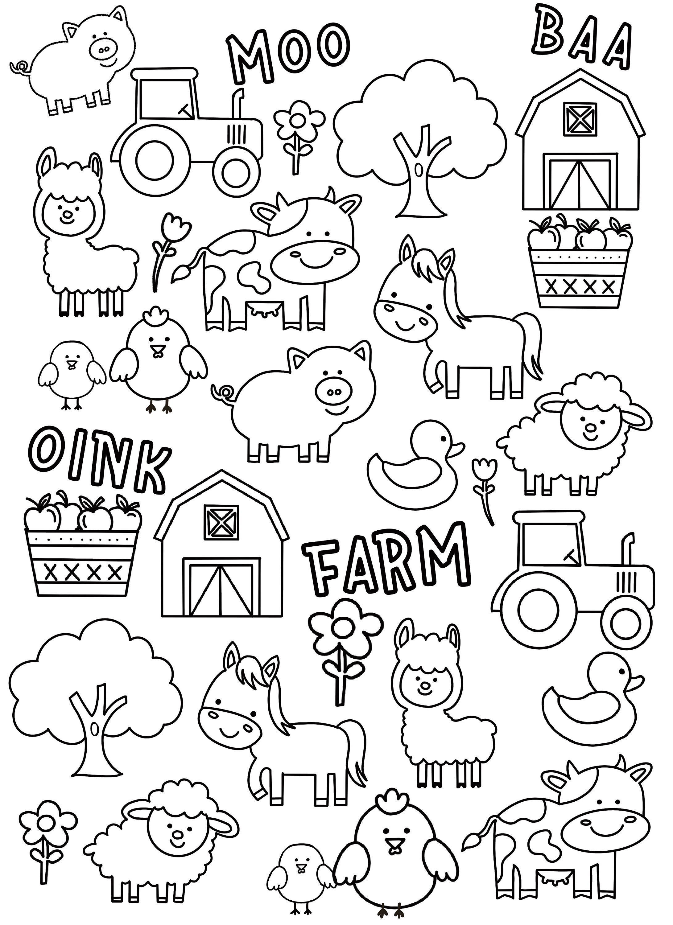 40+ Dazzling Animal Coloring Pages Printable