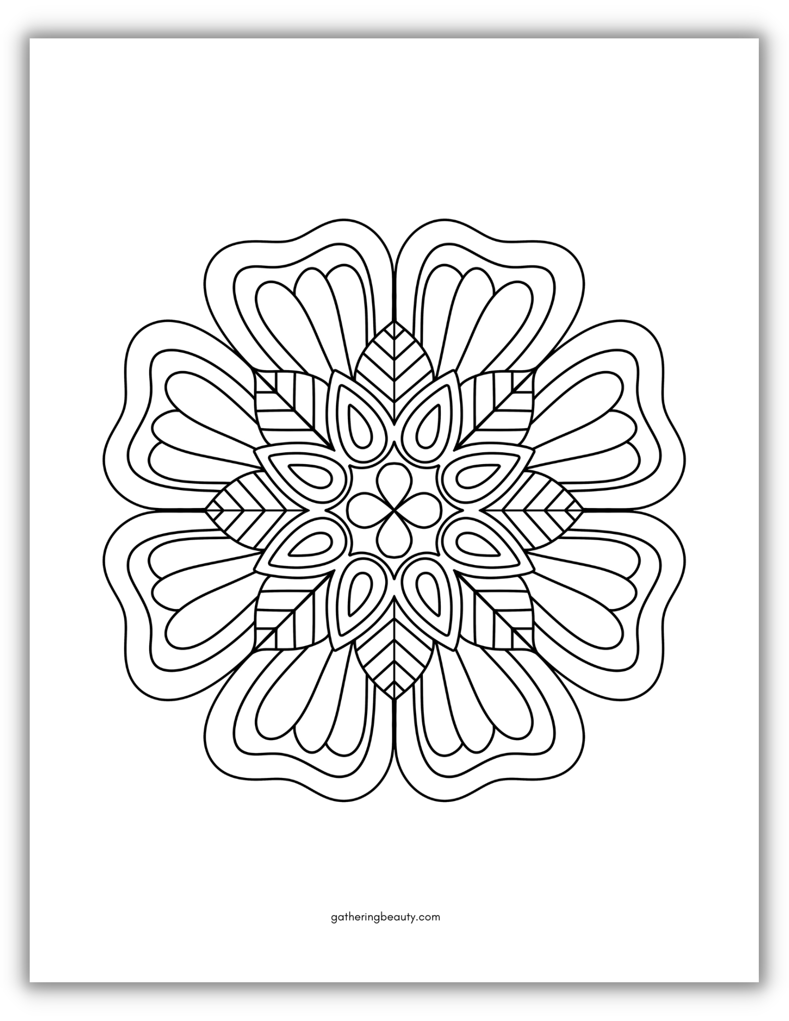 172+ Vibrant Mandala Coloring Pages Printable