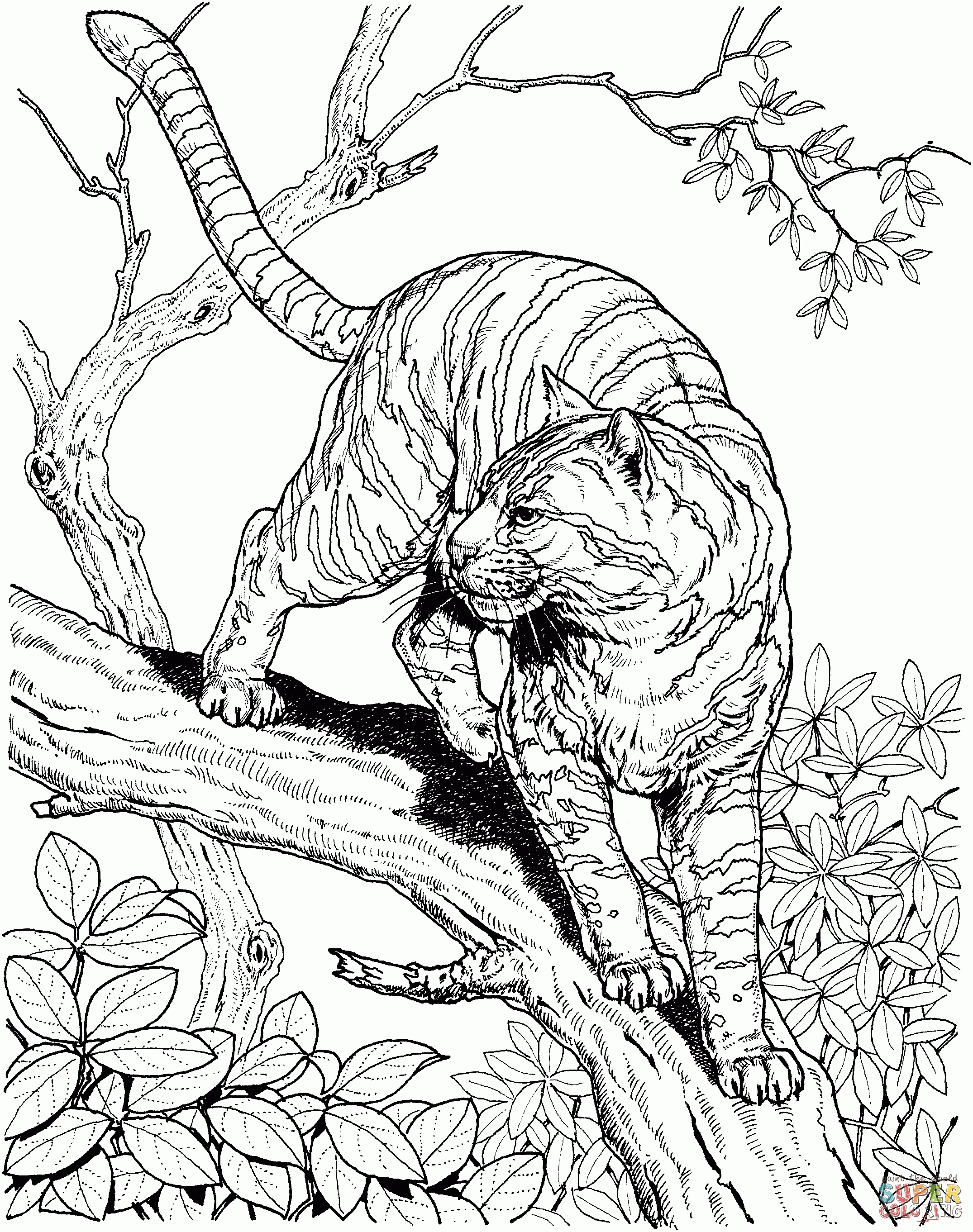 103+ Whimsical Animal Coloring Pages Printable