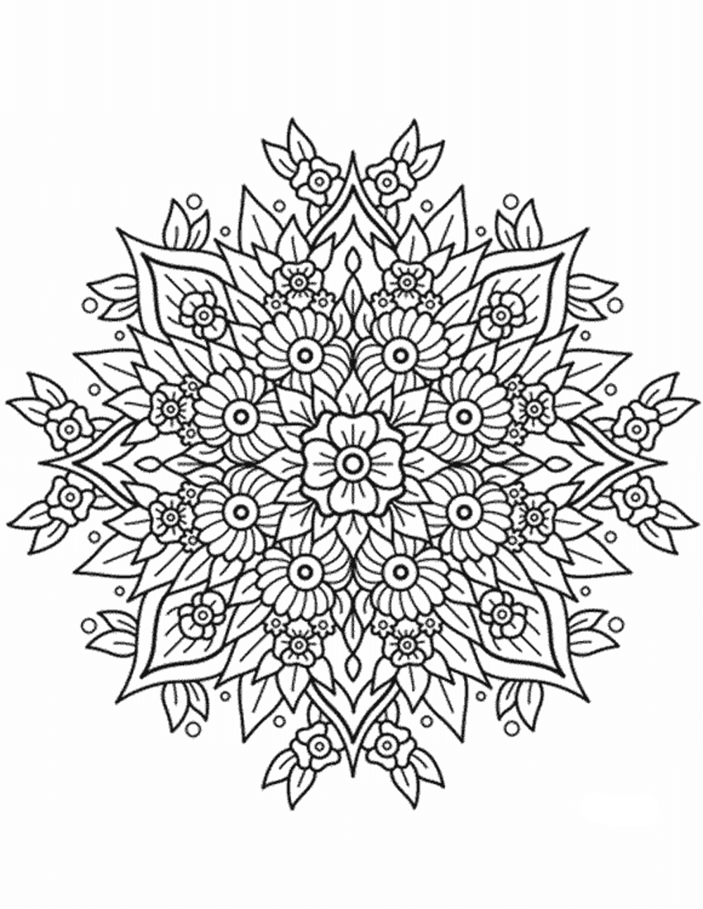 35+ Creative Mandala Coloring Pages Printable