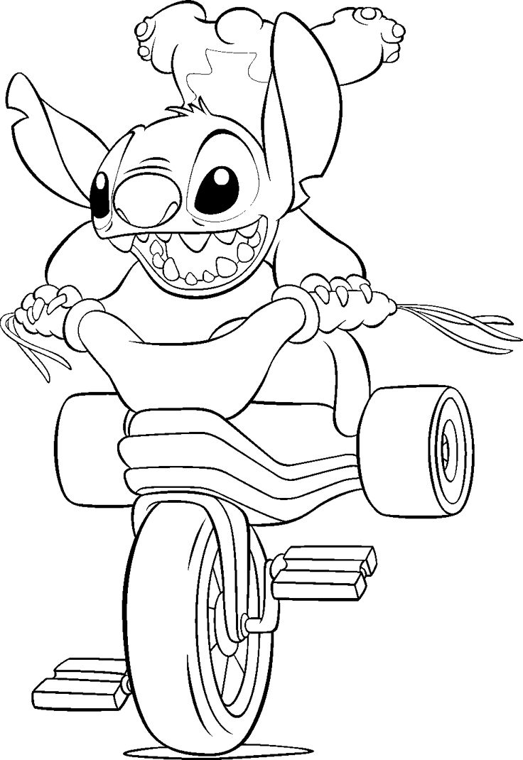 175+ Joyful Stitch Surfing Coloring Pages Printable