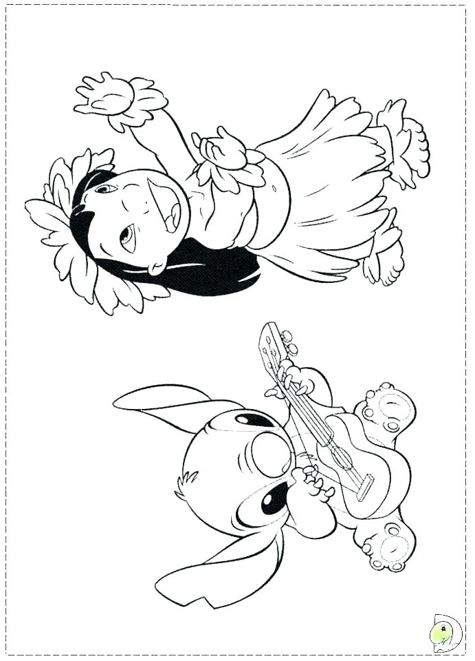 156+ Playful Stitch Surfing Coloring Pages Printable