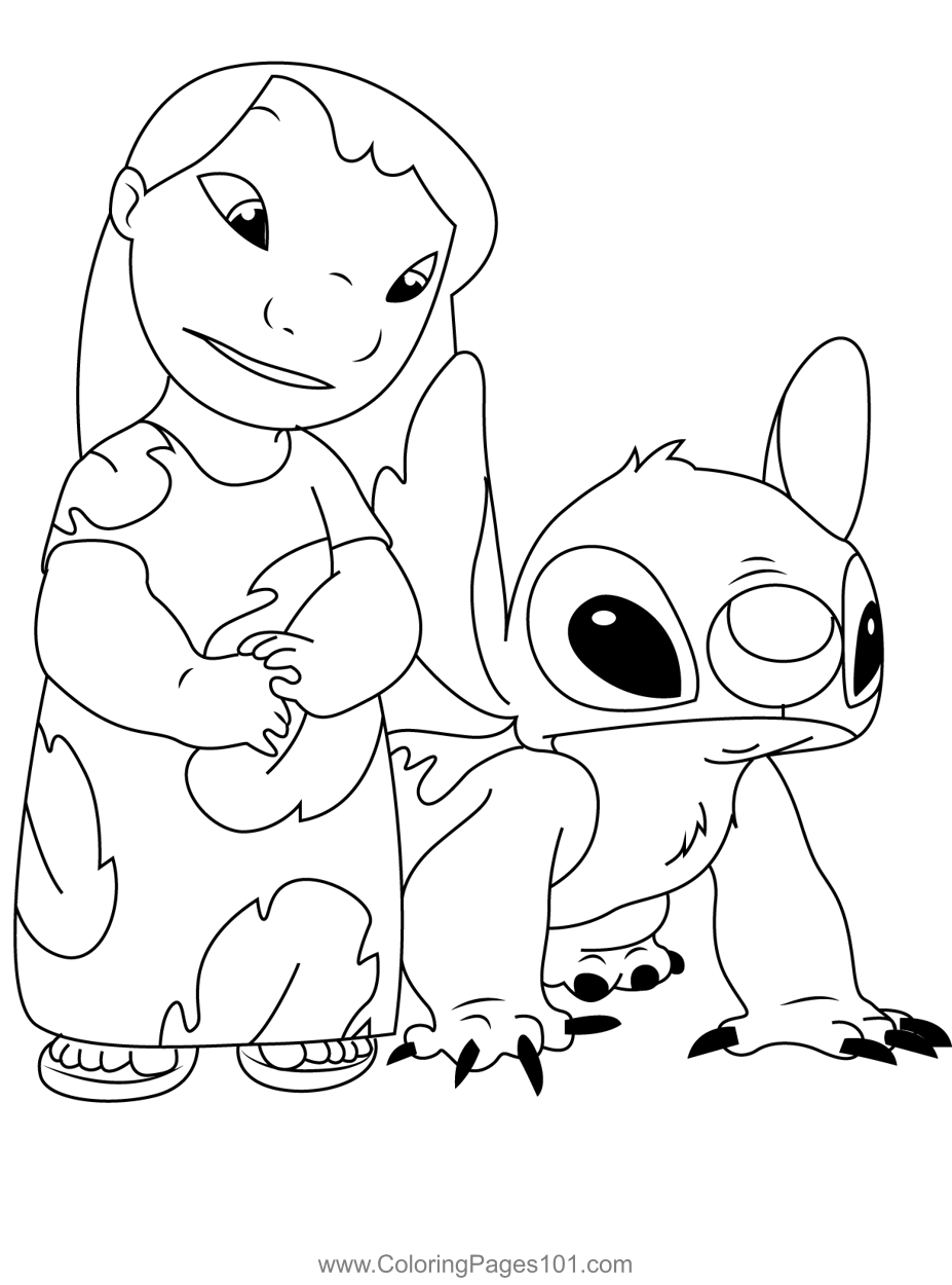 136+ Enchanting Stitch Sleeping Coloring Pages Printable