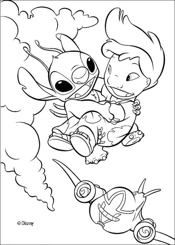 44+ Spectacular Stitch Surfing Coloring Pages Printable