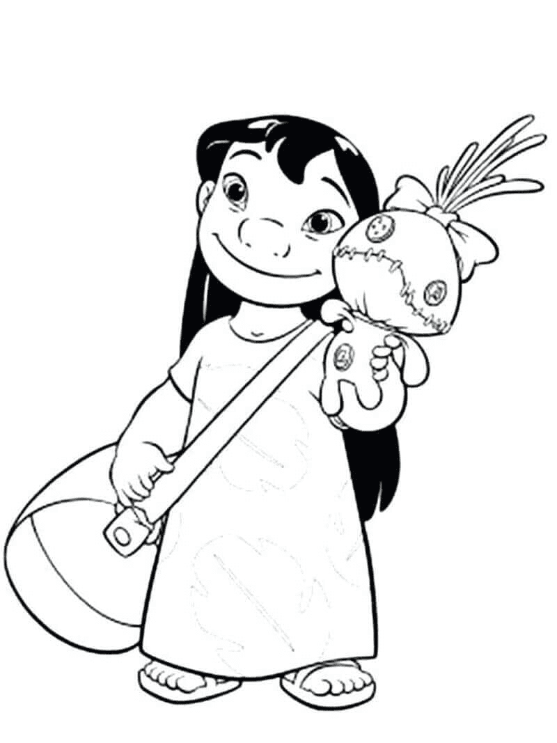 lilo with her doll png jpg