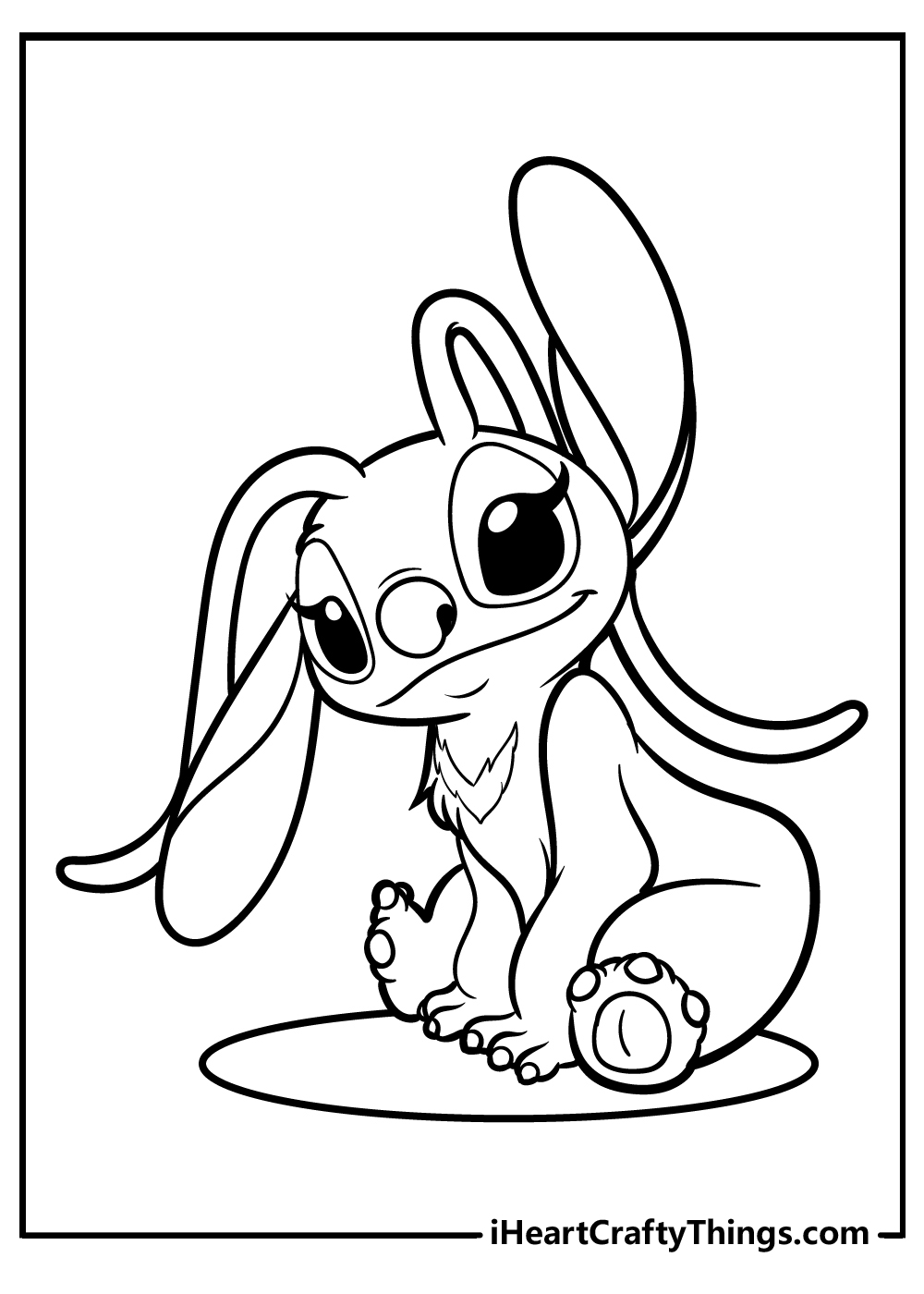 90+ Lovely Stitch Sleeping Coloring Pages Printable