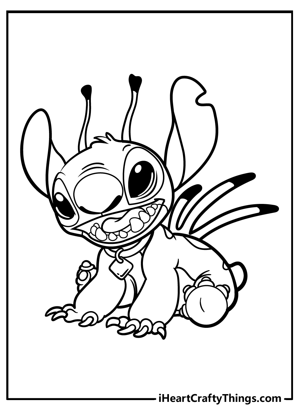 120+ Playful Adorable Stitch Coloring Pages Printable