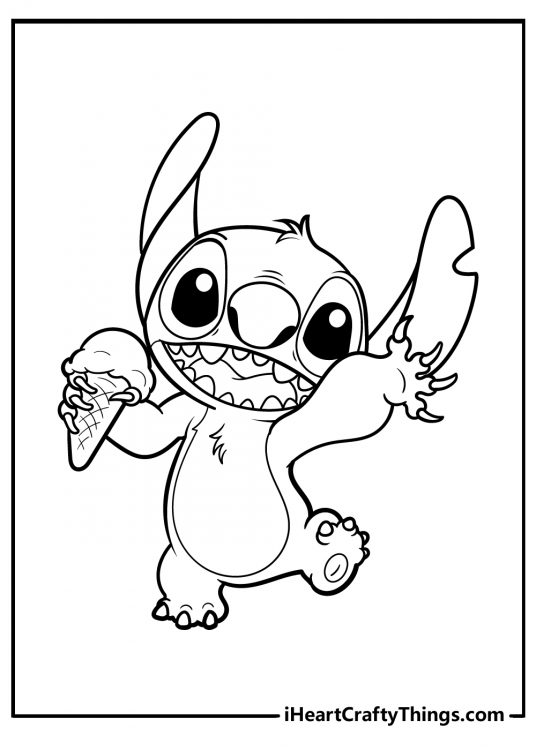 56+ Exciting Adorable Stitch Coloring Pages Printable