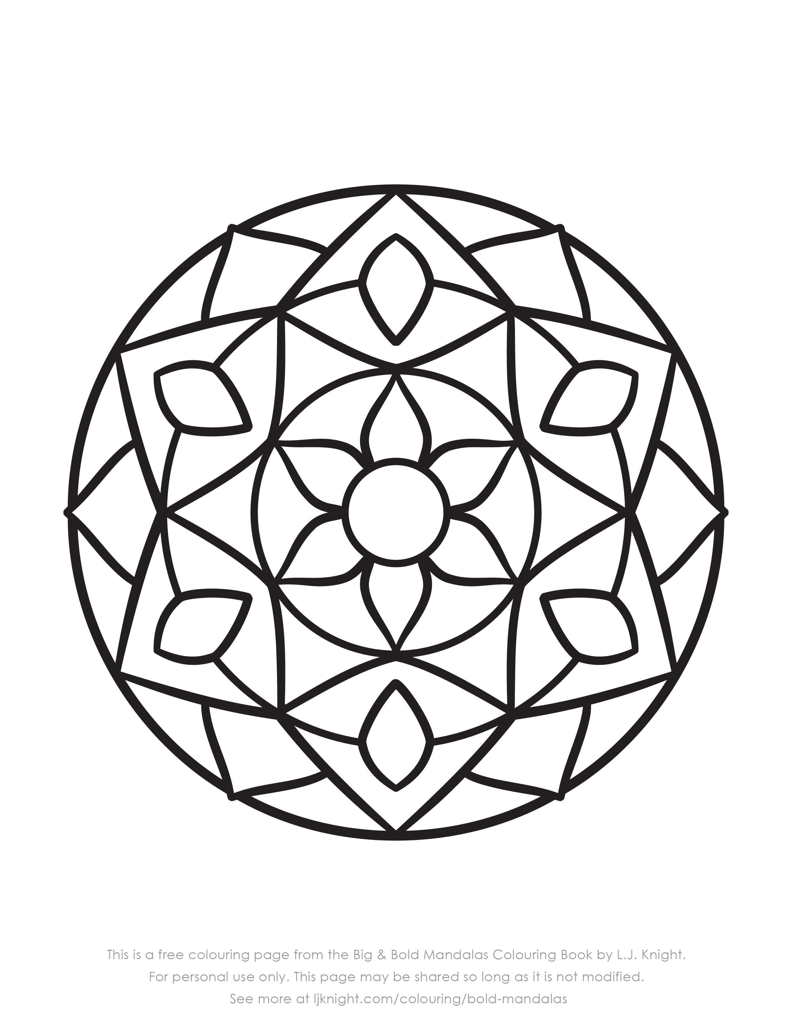 125+ Cute Mandala Coloring Pages Printable