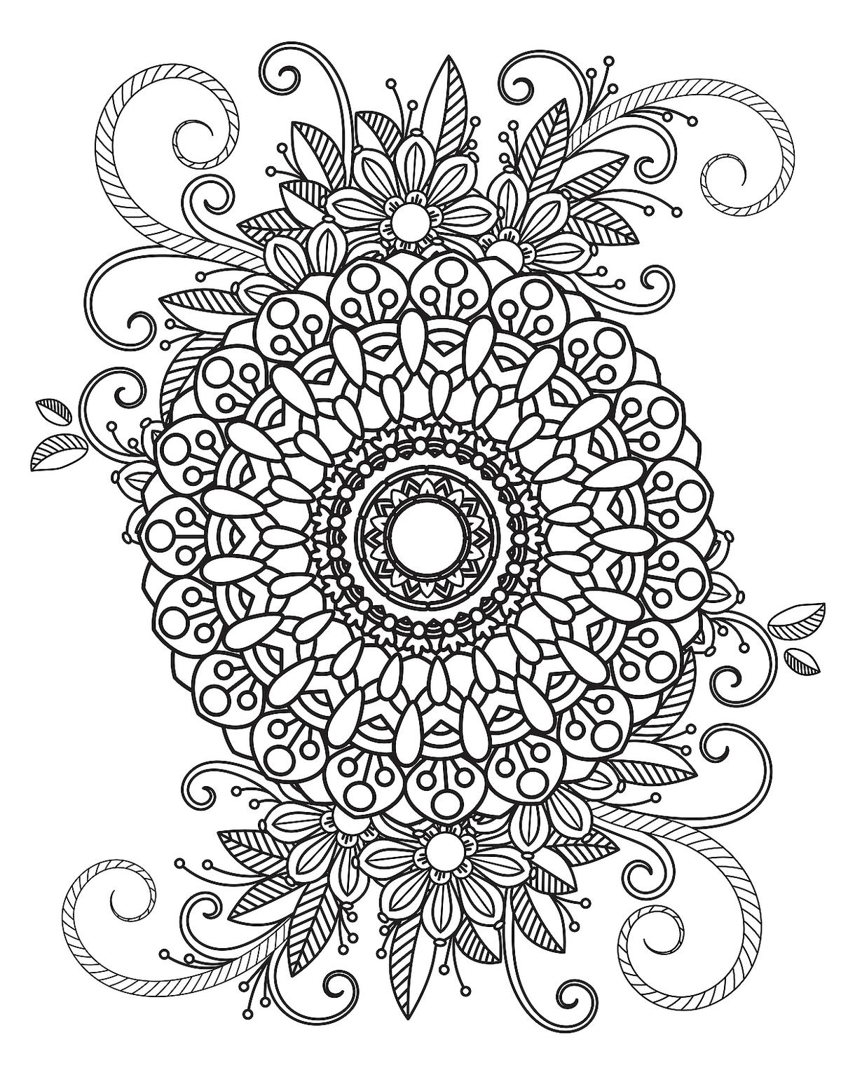 166+ Cute Mandala Coloring Pages Printable