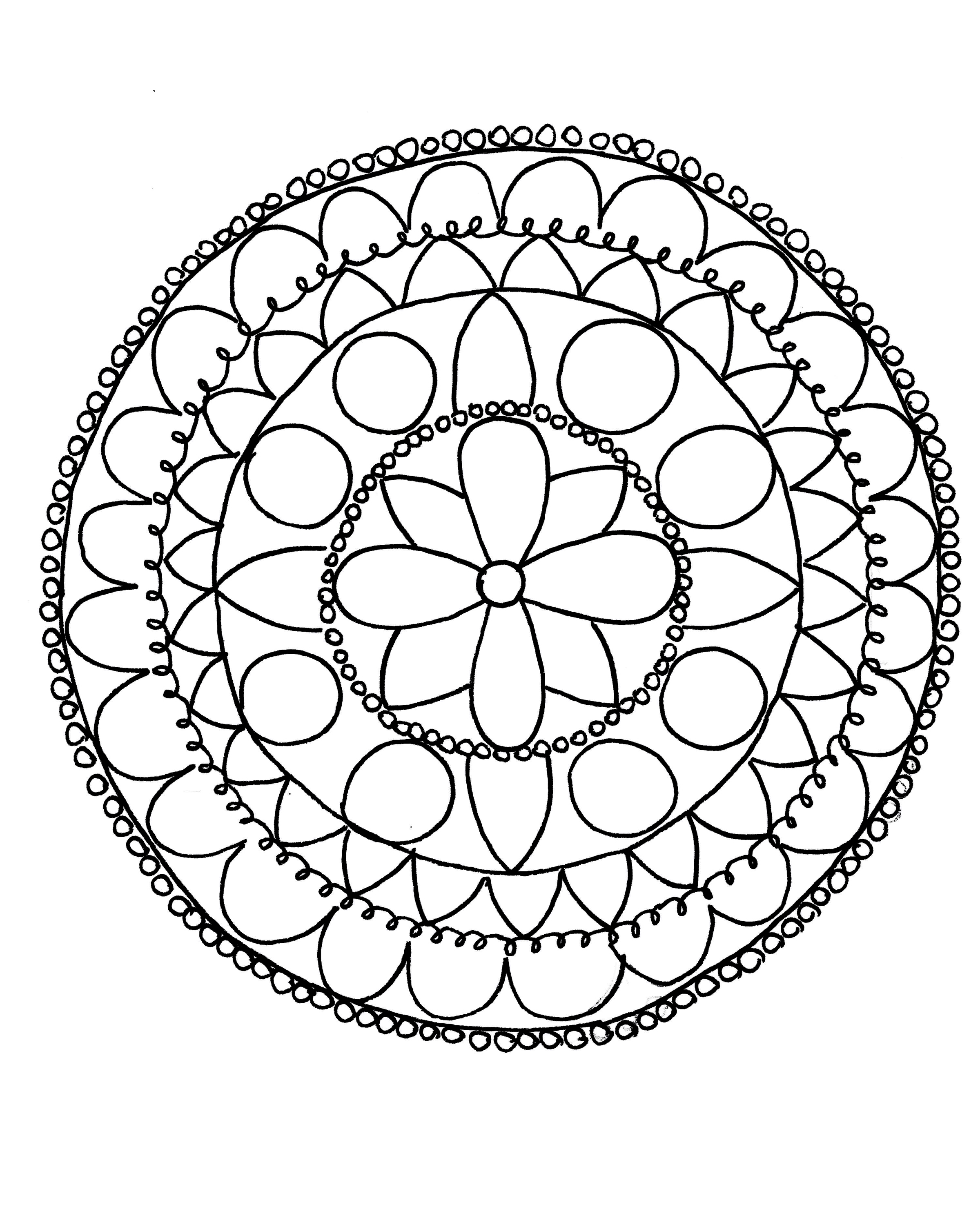 158+ Creative Mandala Coloring Pages Printable