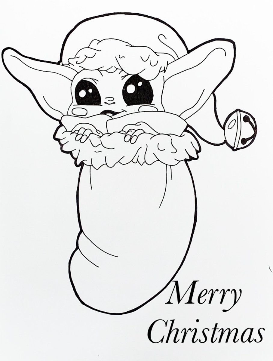 150+ Fantastic Baby Yoda Coloring Pages Printable