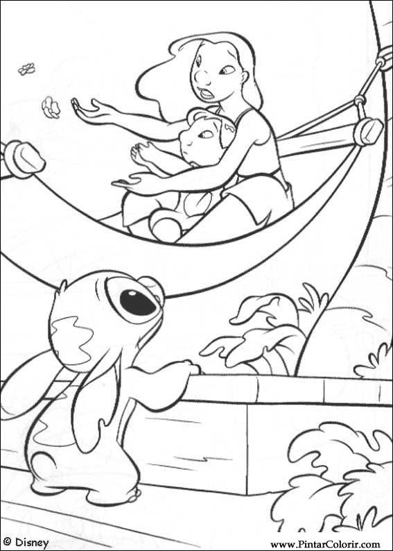 146+ Dazzling Stitch Surfing Coloring Pages Printable