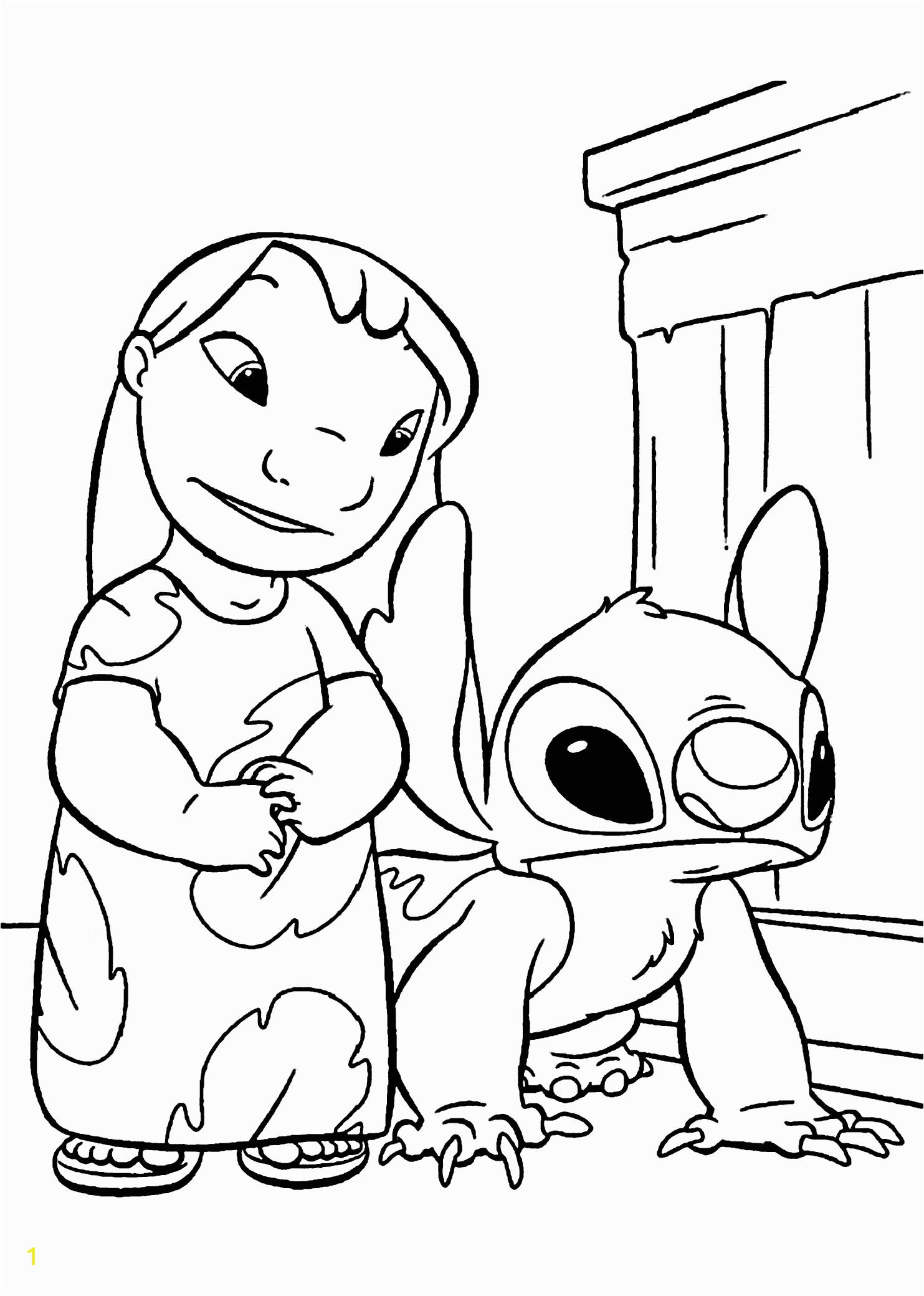 162+ Fantastic Adorable Stitch Coloring Pages Printable