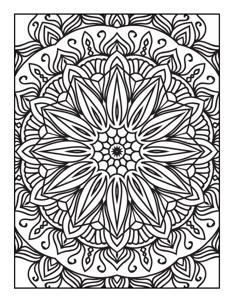 35+ Imaginative Mandala Coloring Pages Printable