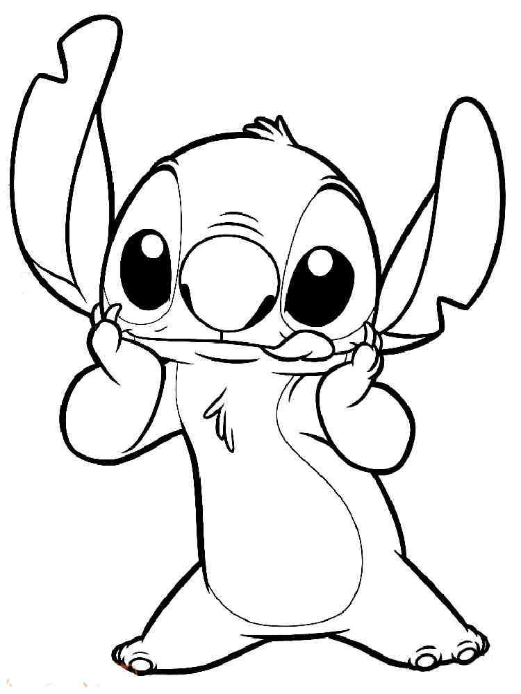 136+ Colorful Adorable Stitch Coloring Pages Printable