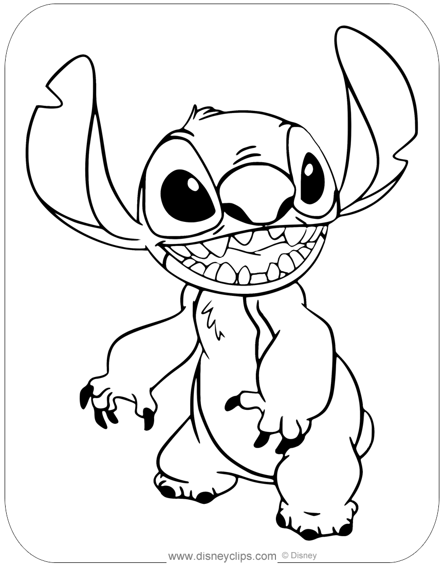 147+ Playful Adorable Stitch Coloring Pages Printable