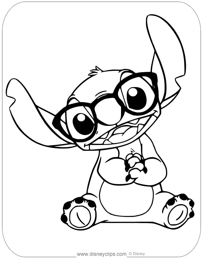 89+ Exciting Stitch Sleeping Coloring Pages Printable