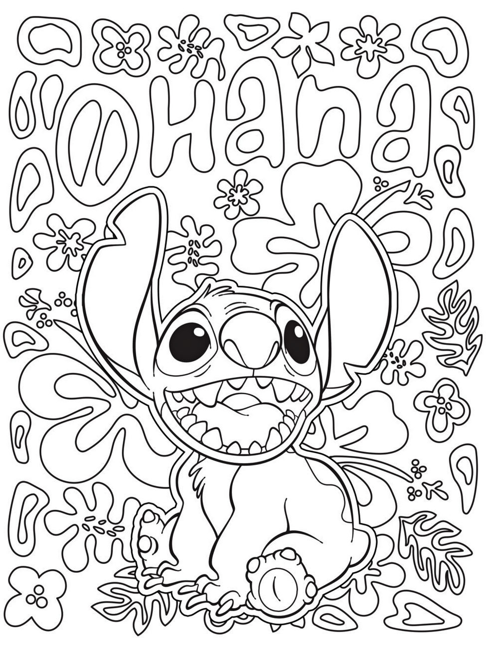 163+ Cute Adorable Stitch Coloring Pages Printable