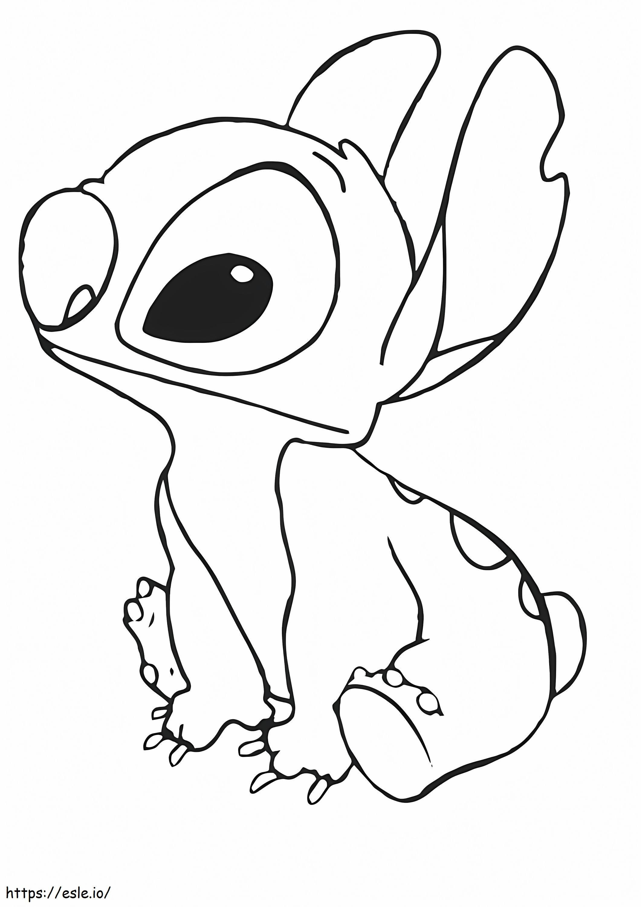 38+ Charming Stitch Sleeping Coloring Pages Printable