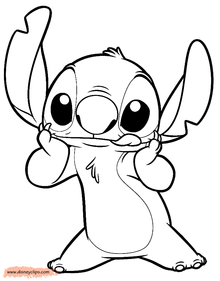 193+ Vibrant Adorable Stitch Coloring Pages Printable