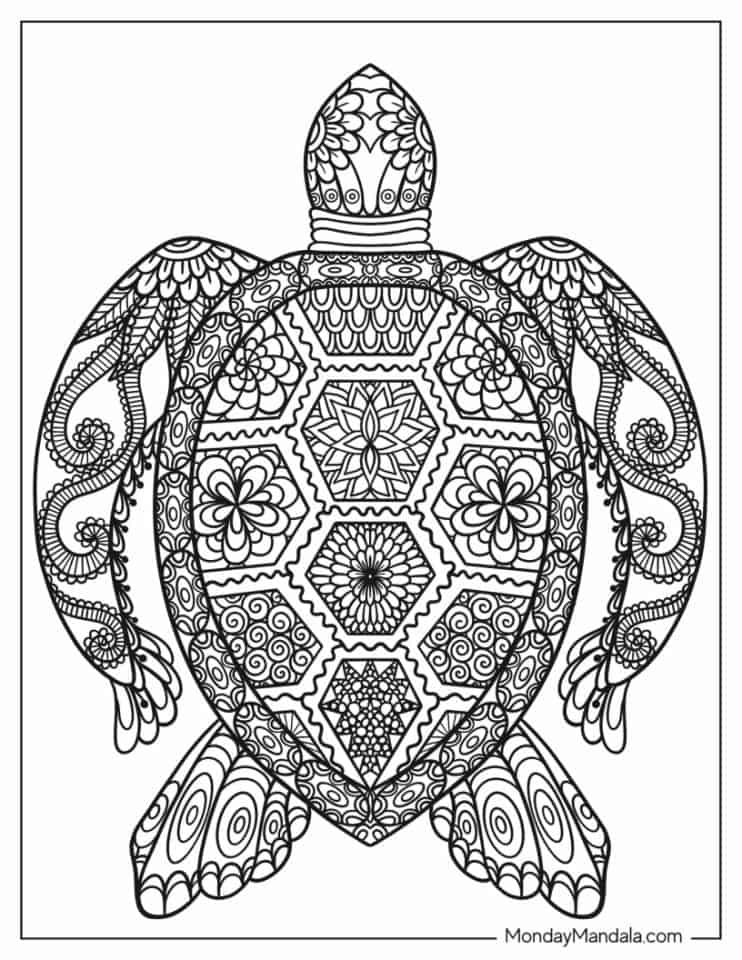 127+ Joyful Mandala Coloring Pages Printable