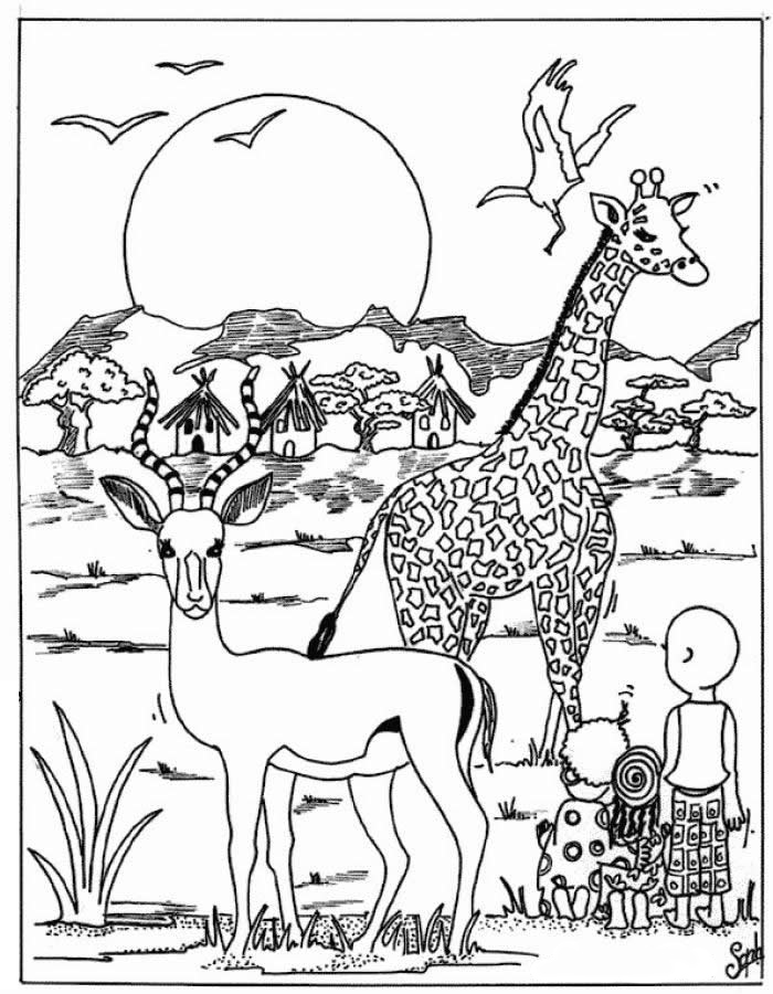 wild safari animals coloring pages jpg jpg