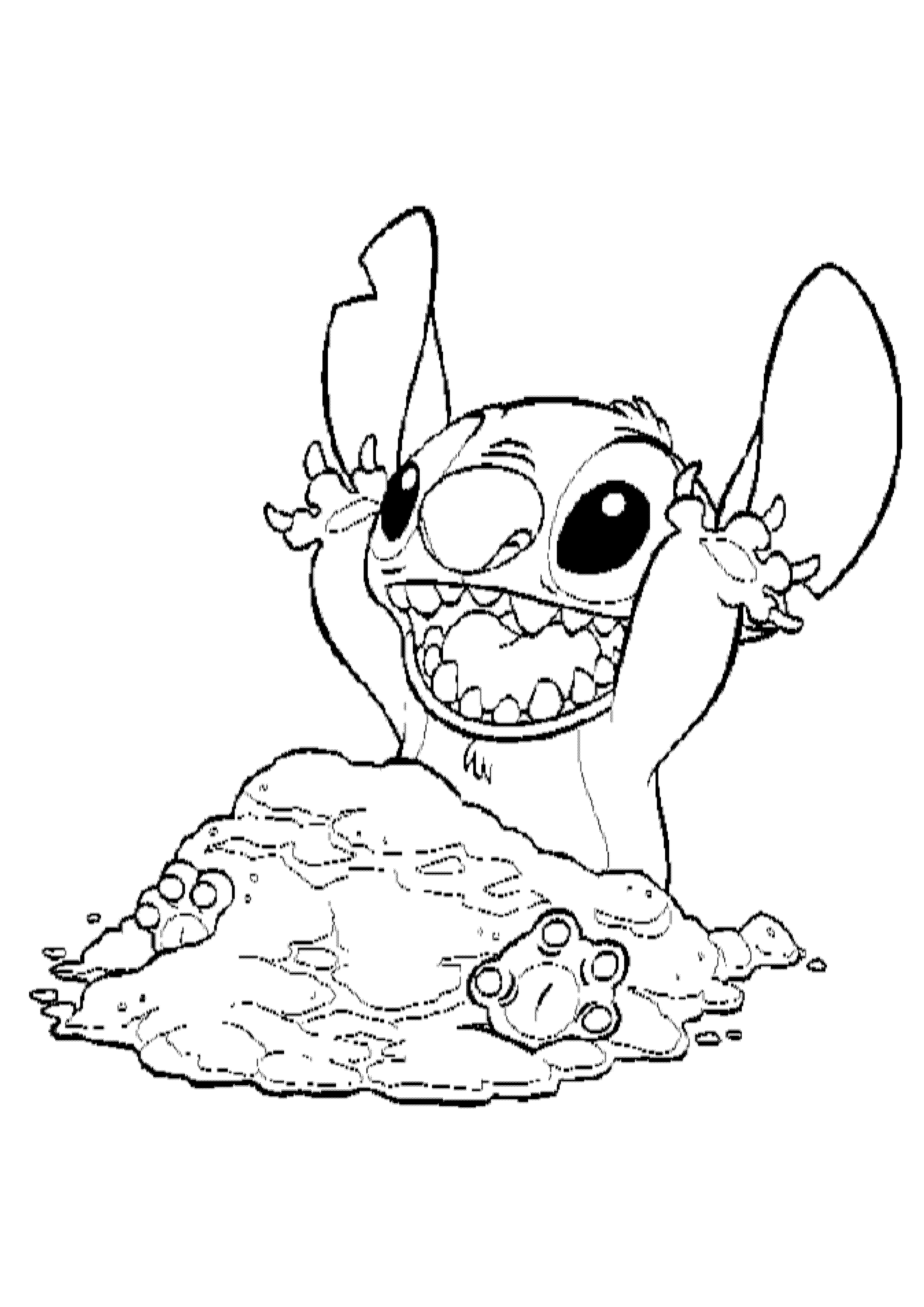 78+ Charming Stitch Surfing Coloring Pages Printable