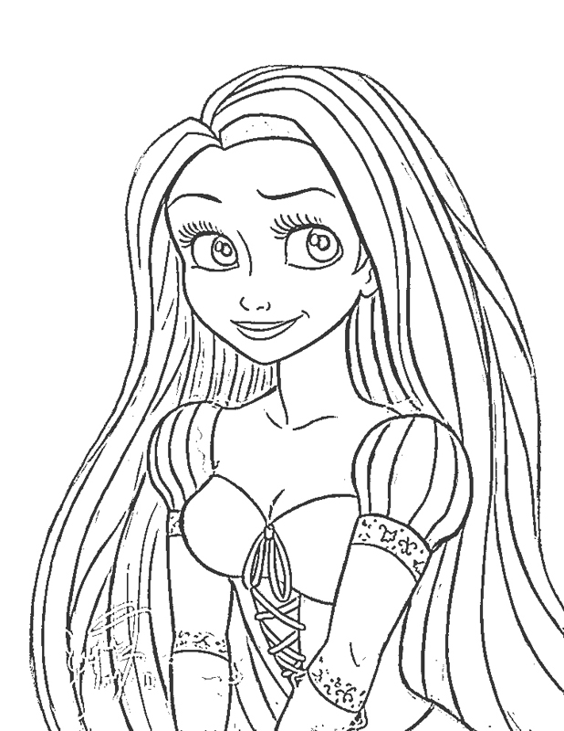 100+ Artistic Barbie Rapunzel Coloring Pages Printable