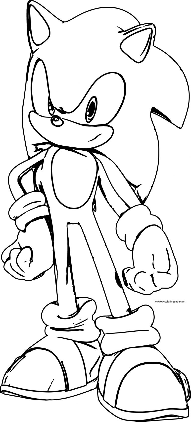 100+ Educational Sonic Coloring Pages Printable