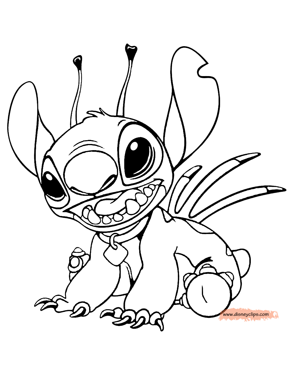 detailed stitch coloring pages printable jpg