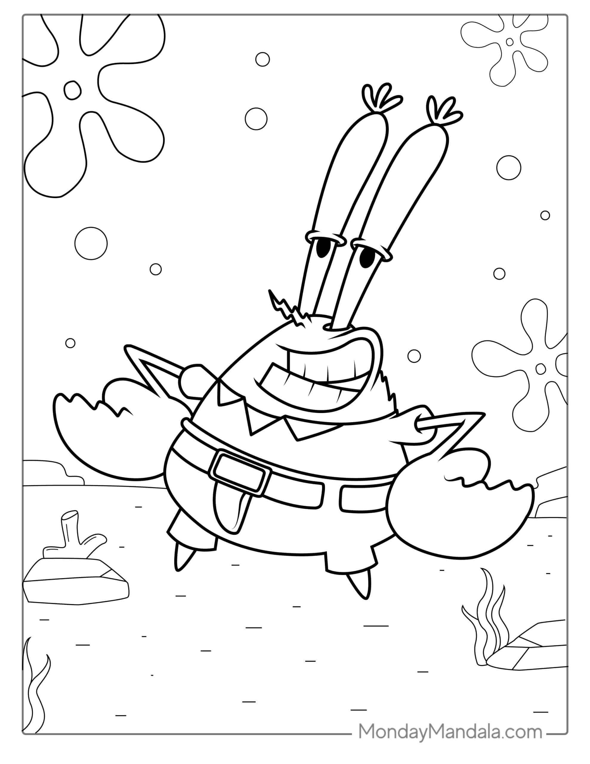 35+ Fun Spongebob Coloring Pages Download FREE