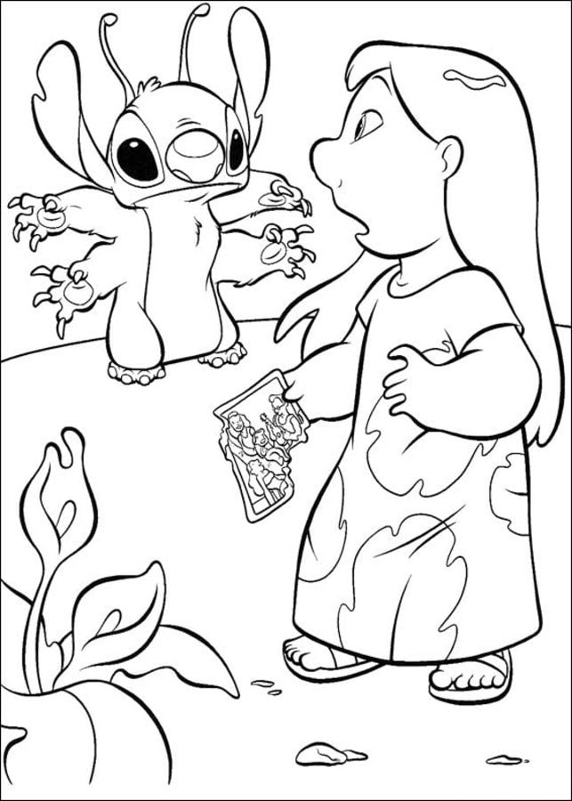 19+ Realistic Stitch Coloring Pages Printable