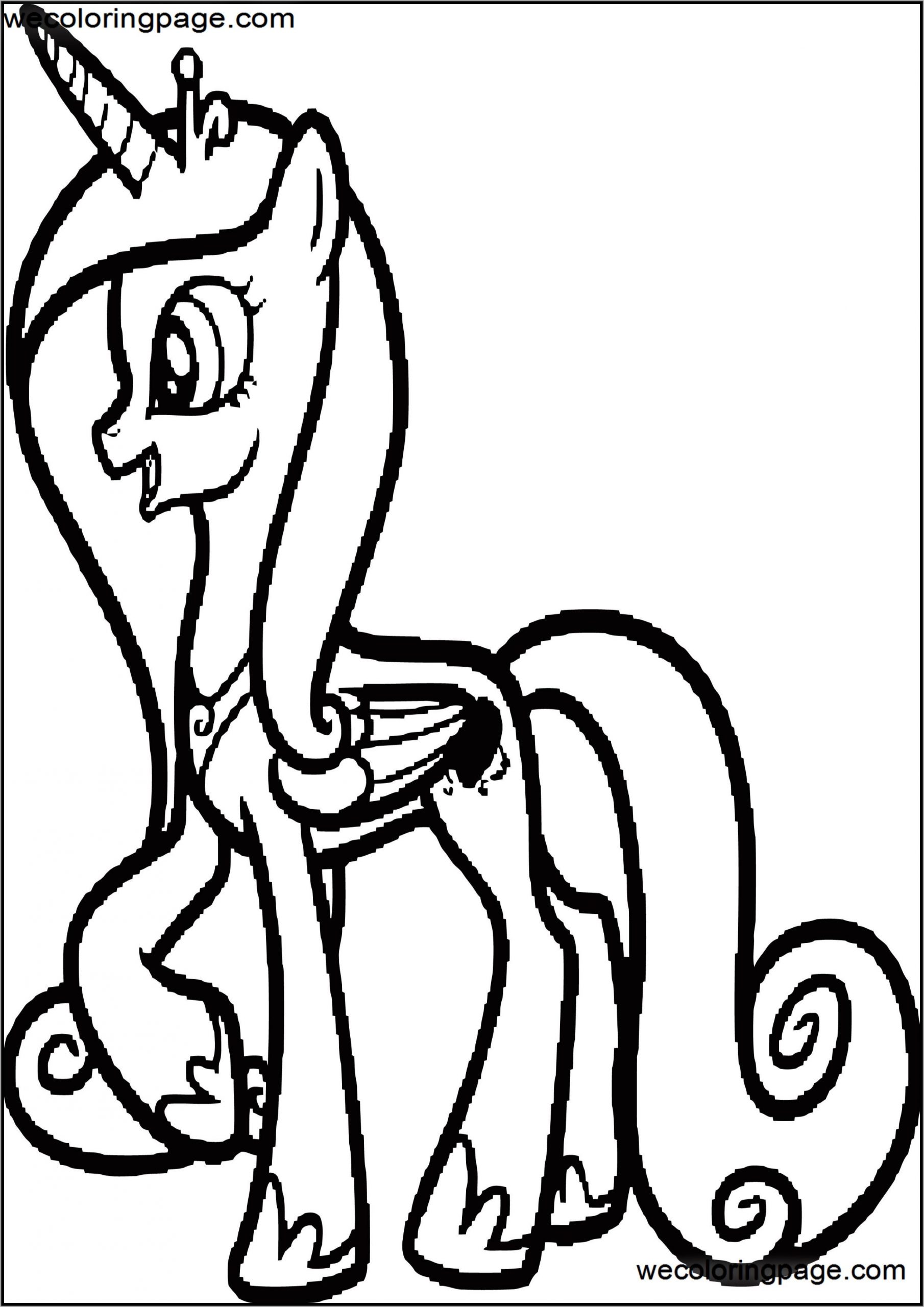 2+ Adorable Pony Coloring Pages Printable