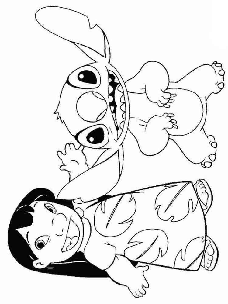 2+ Relaxing Stitch Coloring Pages Printable