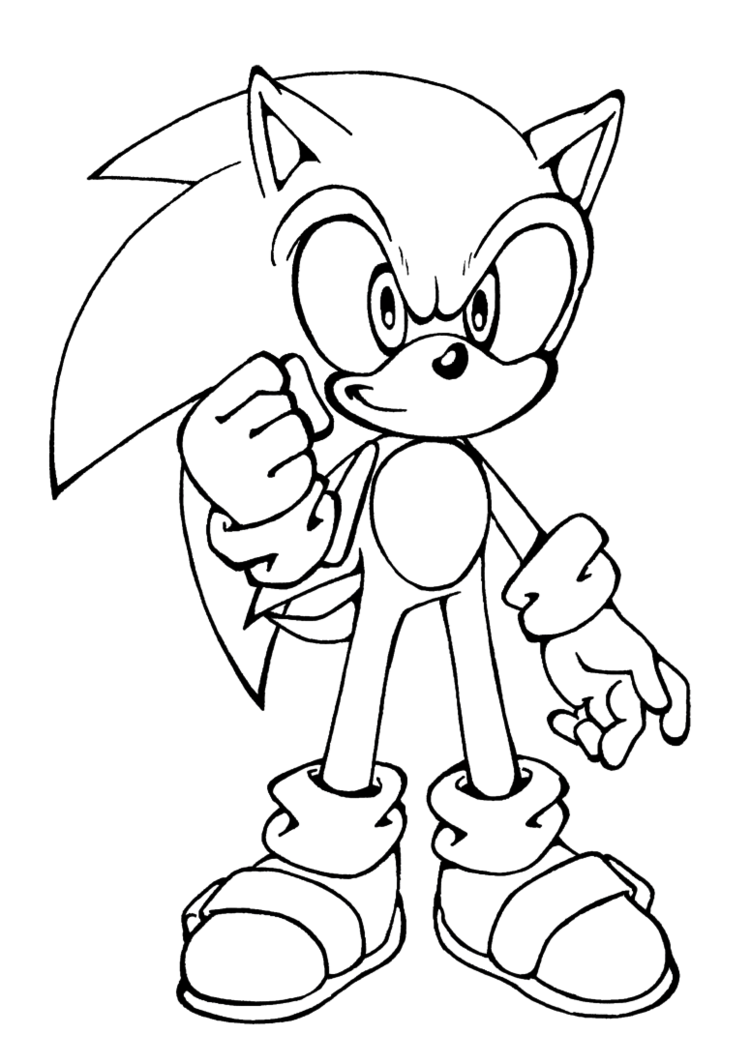 the best sonic coloring pages printable jpg