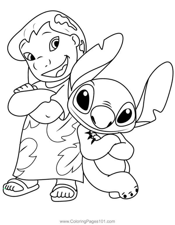 36+ Artistic Angry Stitch Coloring Pages Free Printable