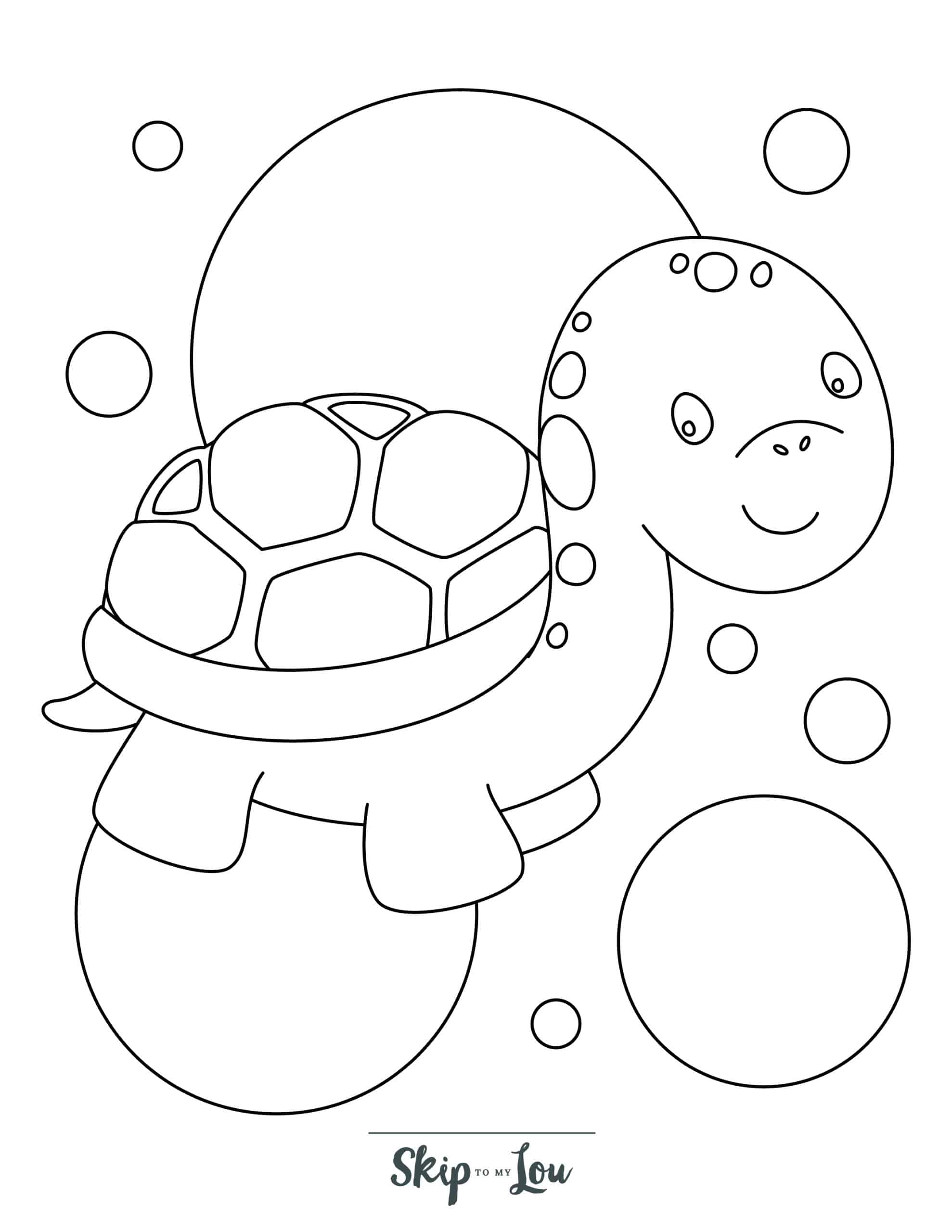 25+ Detailed Turtle Coloring Pages Printable