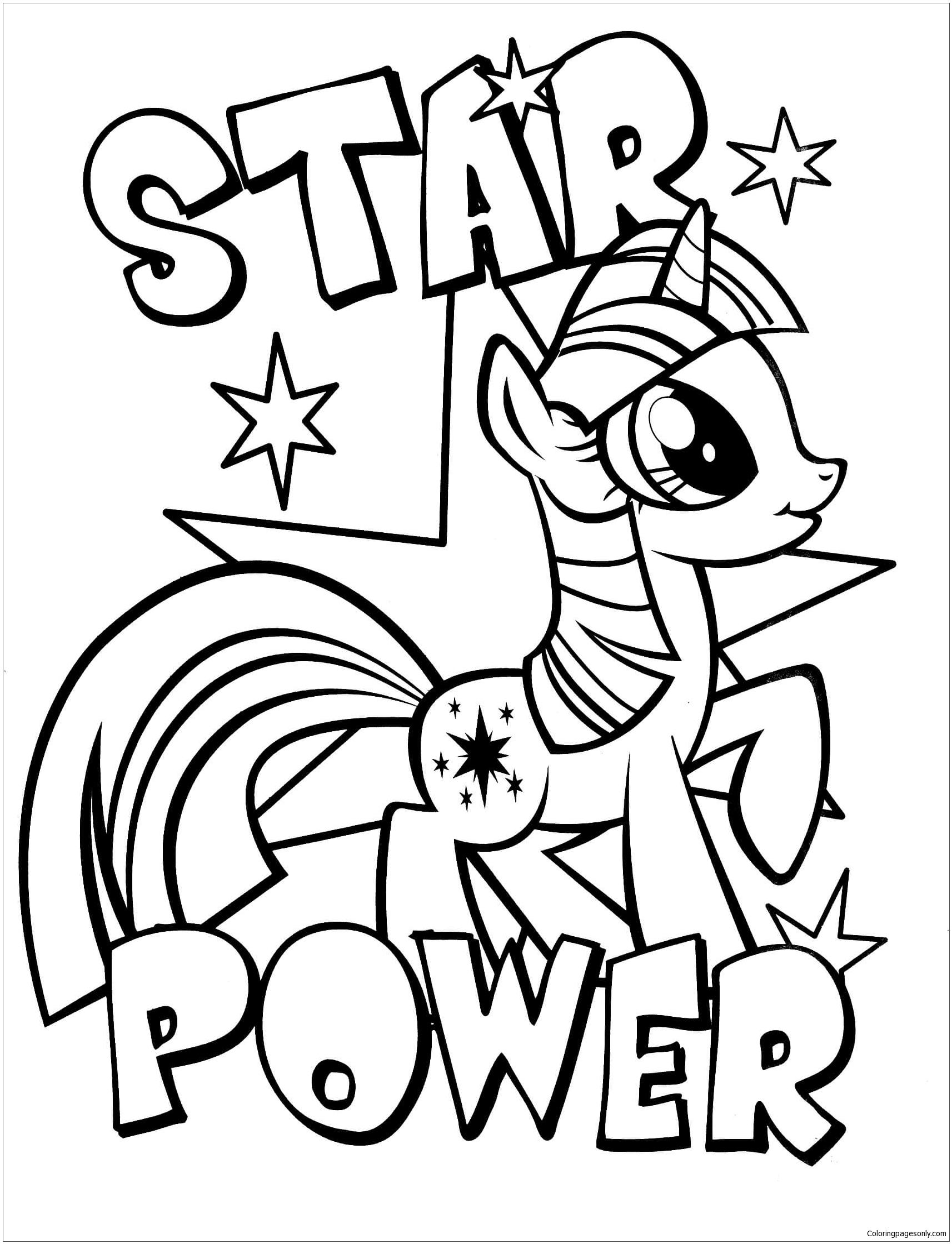 25+ Engaging Pony Coloring Pages Printable