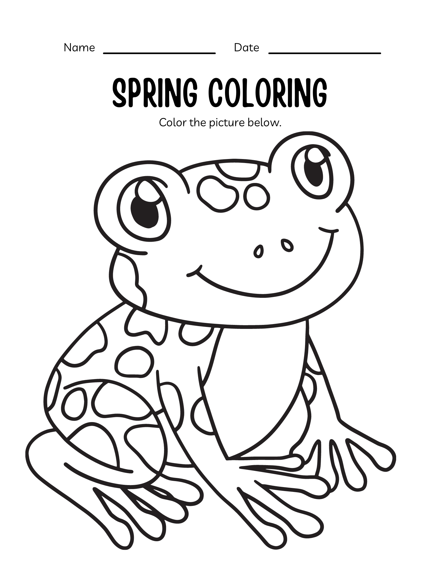 45+ Joyful Spring Coloring Pages Ideas