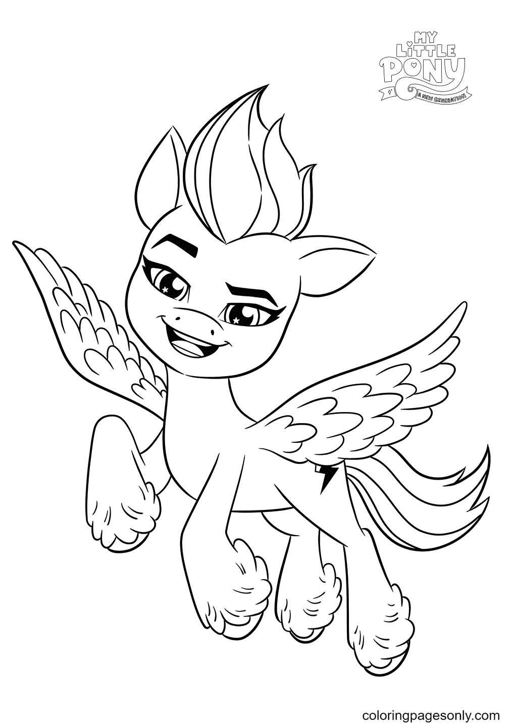 trendy pony coloring pages printable jpg