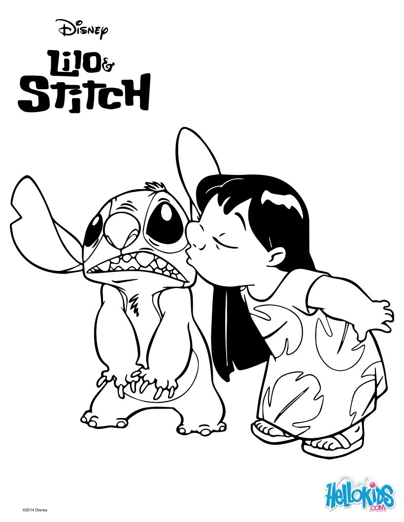 26+ Trendy Stitch Aloha Coloring Pages Printable